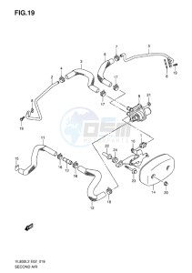 VL800C INTRUDER EU drawing SECOND AIR