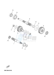 YP125RA (ABS) X-MAX 125 ABS (2DMJ 2DMJ) drawing TRANSMISSION