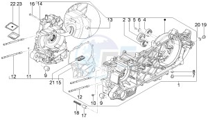 X10 350 4t 4v ie e3 drawing Crankcase