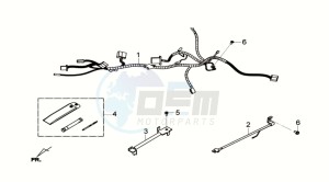 GTS 300i ABS drawing WIRING HARNASS