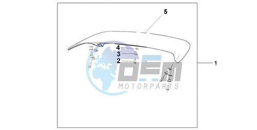 TOP BOX SPOILER DIGITAL SILVER