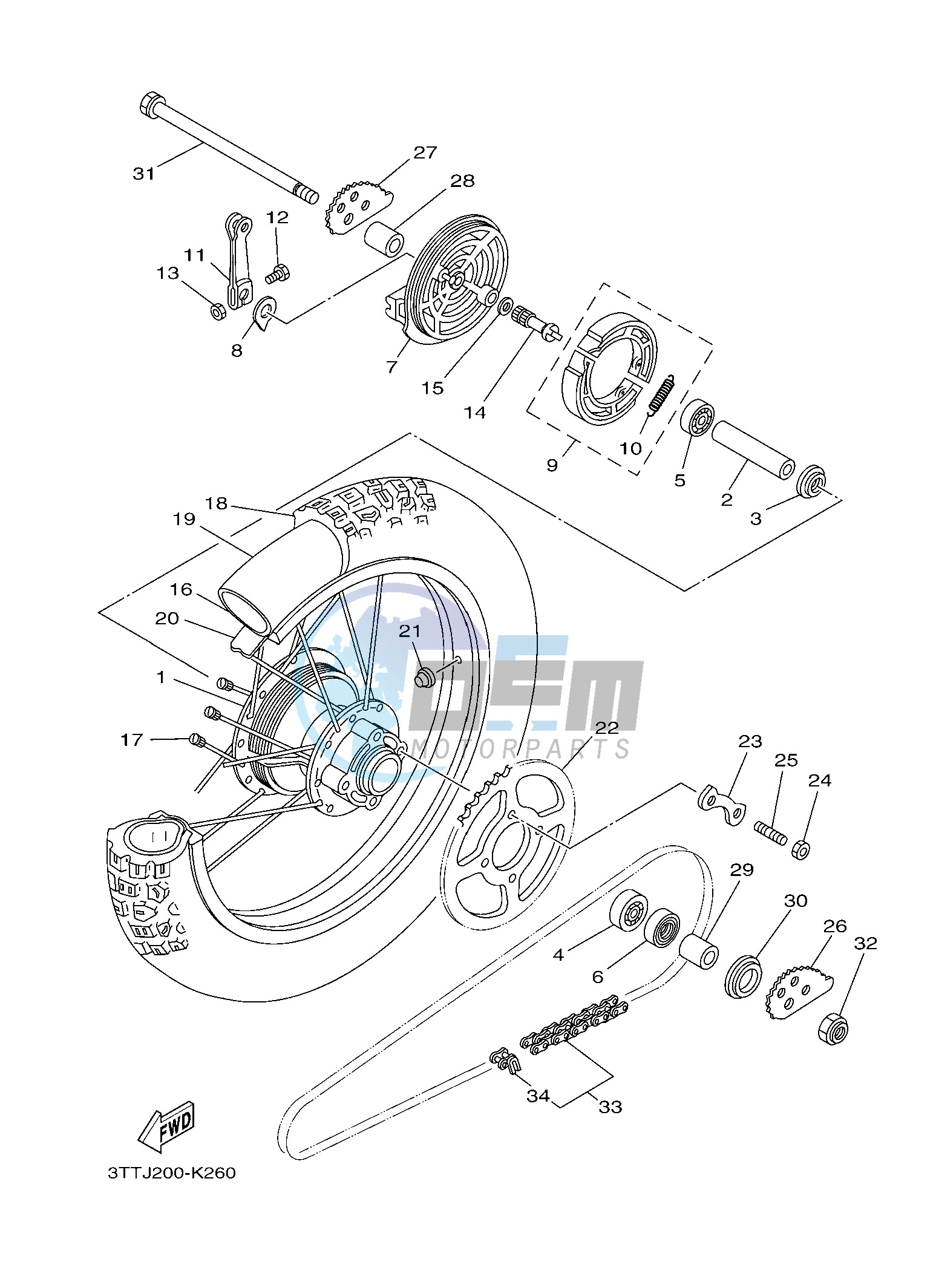 REAR WHEEL