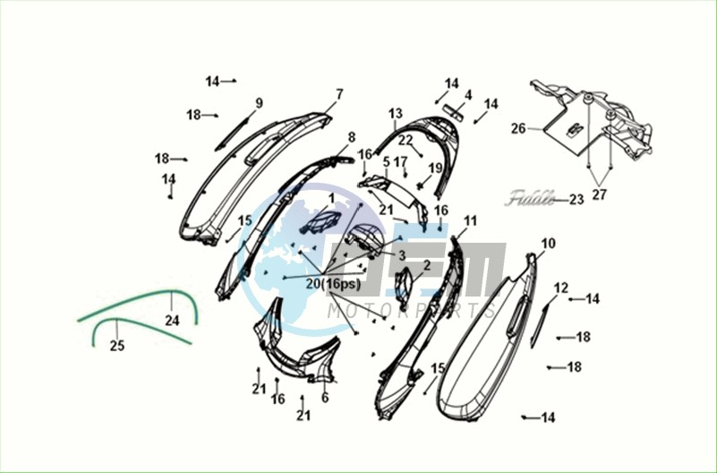 BODY COVER TAIL LIGHT