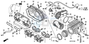 CB1300A9 BR / ABS CO MME - (BR / ABS CO MME) drawing AIR CLEANER