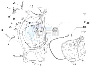 Liberty 125 Leader RST ptt(AU) Austria drawing Front glove compartment