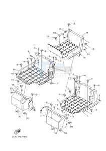 YXC700ES VIKING VI EPS SE (2USB) drawing STAND & FOOTREST 2