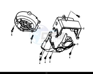 ORBIT II 50 (45 KM/H) (AE05W8-EU) (L8-M0) drawing SHROUD ASSY