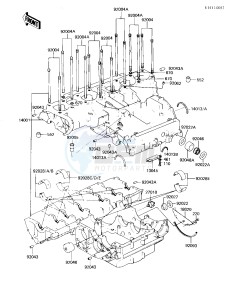 KZ 1300 A (A4) drawing CRANKCASE