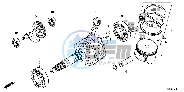 CRANKSHAFT/ PI STON