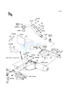 KLX250 KLX250SCF XX (EU ME A(FRICA) drawing Muffler(s)