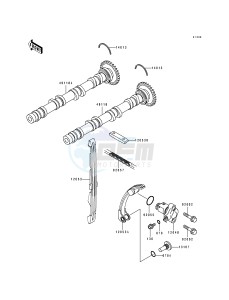 ZX 750 J [NINJA ZX-7] (J1-J2) [NINJA ZX-7] drawing CAMSHAFT_TENSIONER