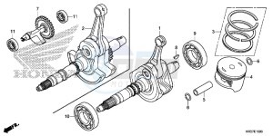 TRX420FE1G TRX420 Europe Direct - (ED) drawing CRANK SHAFT/PISTON