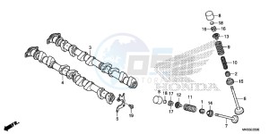 CBR1000SAG CBR1000 ED drawing CAMSHAFT/ VALVE