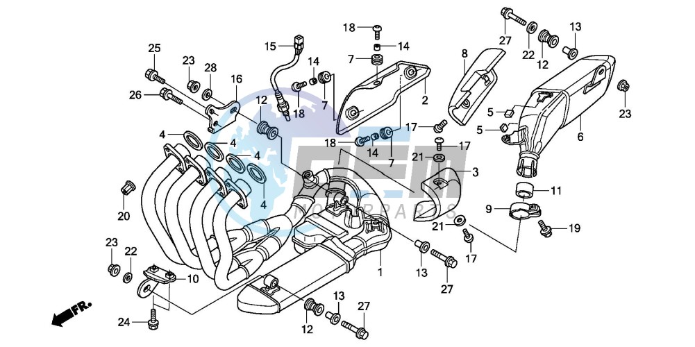 EXHAUST MUFFLER