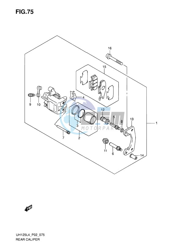 REAR CALIPER