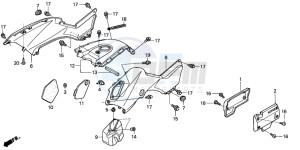 TRX350FM FOURTRAX drawing BODY COVER