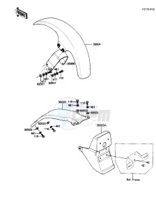 AR 50 A (A1) drawing FENDERS