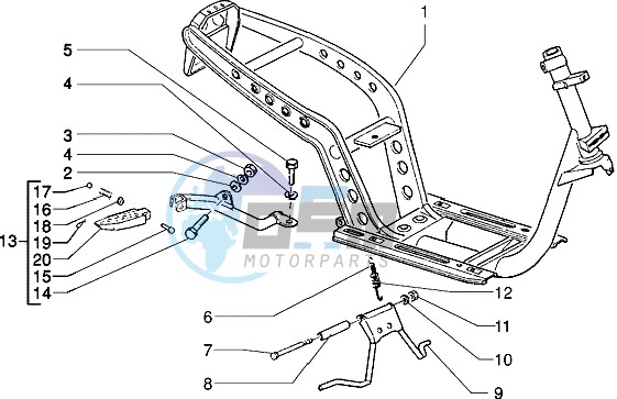 Chassis - Central stand