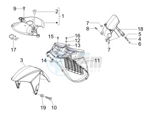 Runner 50 SP Race drawing Wheel housing - Mudguard