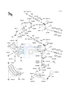 KAF 950 F [MULE 4010 DIESEL 4X4] (F9F-FAF) F9F drawing SHIFT LEVER-- S- -