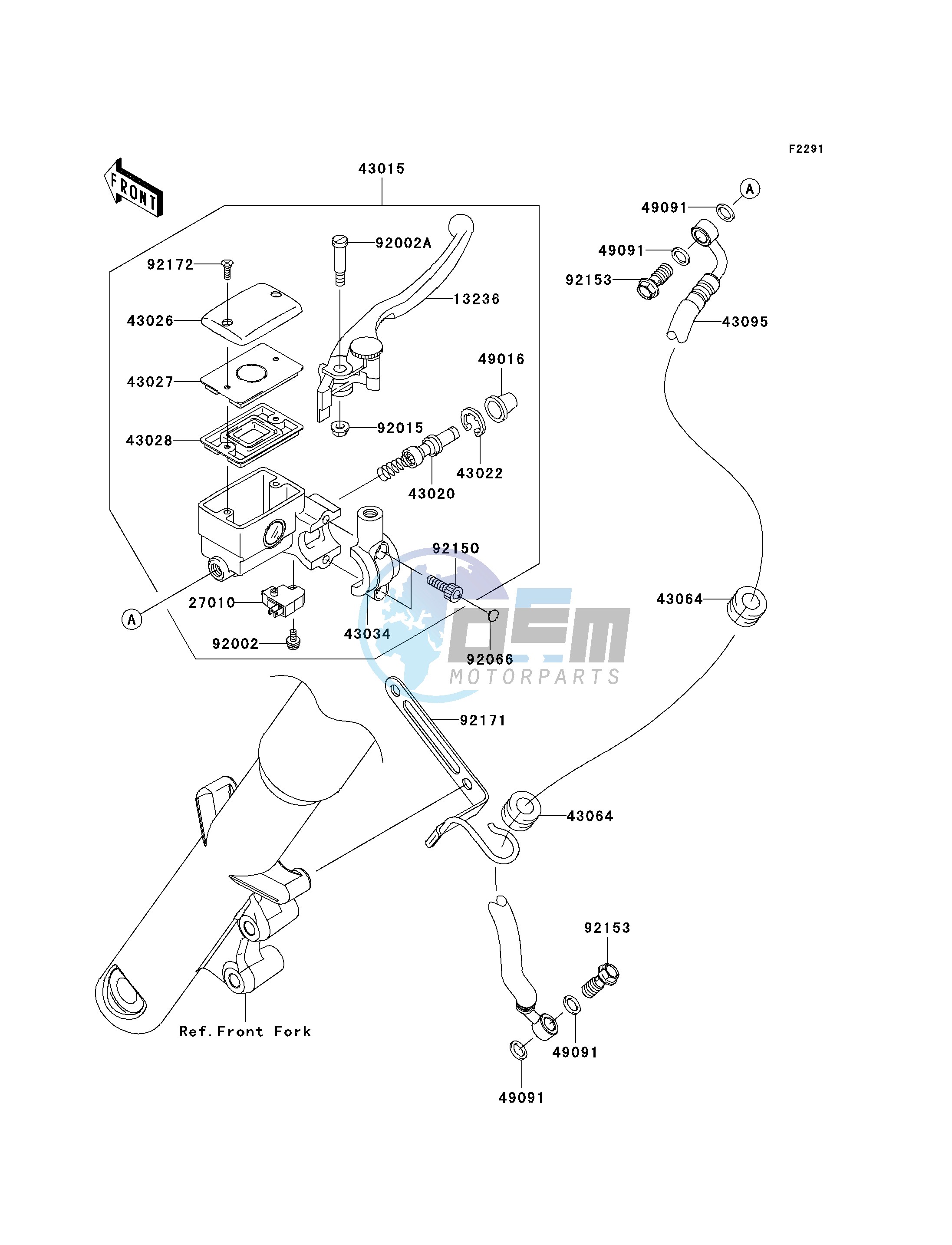 FRONT MASTER CYLINDER