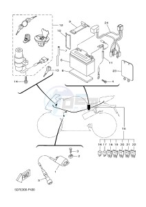 YZF-R125A R125 (5D7N) drawing ELECTRICAL 1