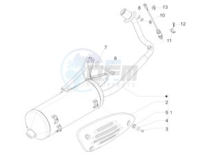 Fly 150 4T 3V ie (APAC) drawing Silencer