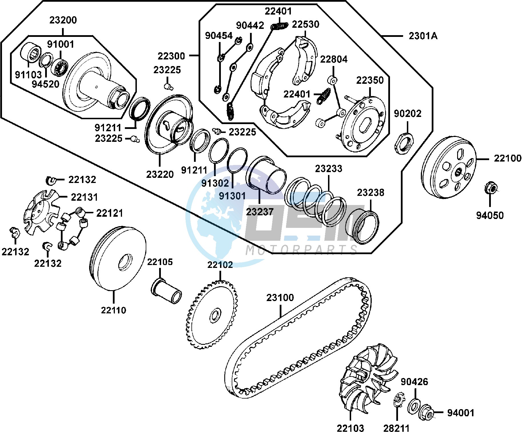 Driven Pulley