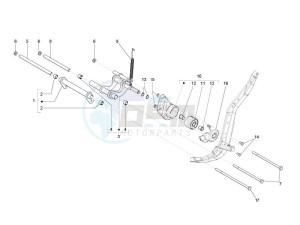 Liberty 200 4t Sport e3 drawing Swinging arm