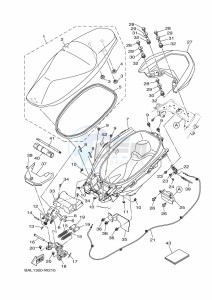 CZD300P-AB XMAX 300 POLICE (BGS4) drawing ELECTRICAL 1