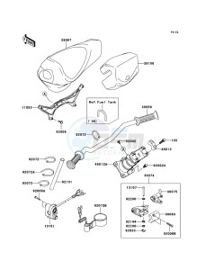 JET SKI STX-12F JT1200D6F FR drawing Handlebar