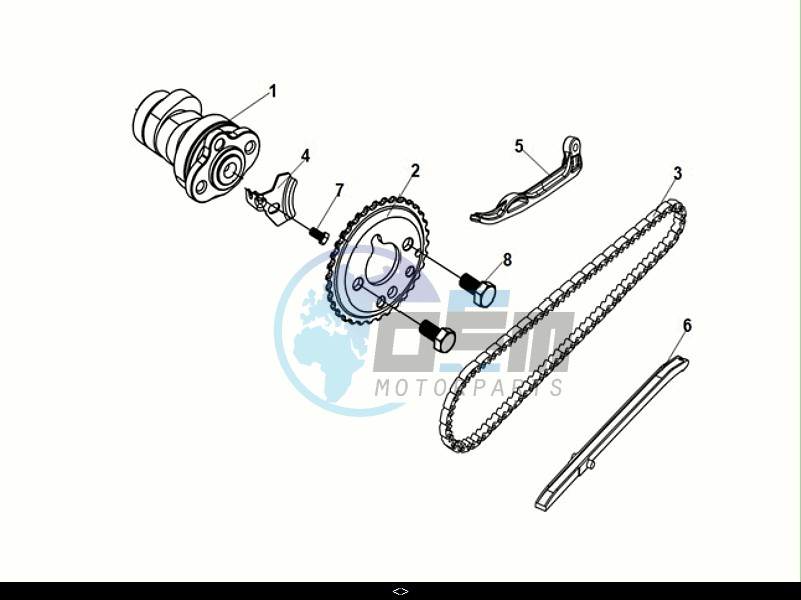 CAM SHAFT-CYL. HEAD L. SIDE COVER