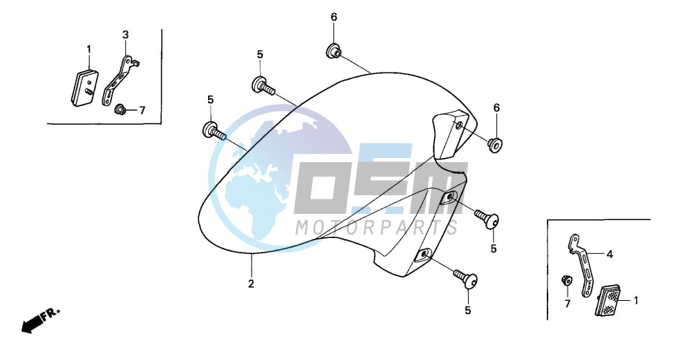 FRONT FENDER (CBR600RR3/4)