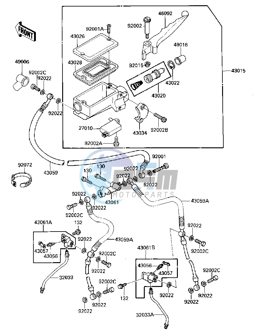 FRONT MASTER CYLINDER