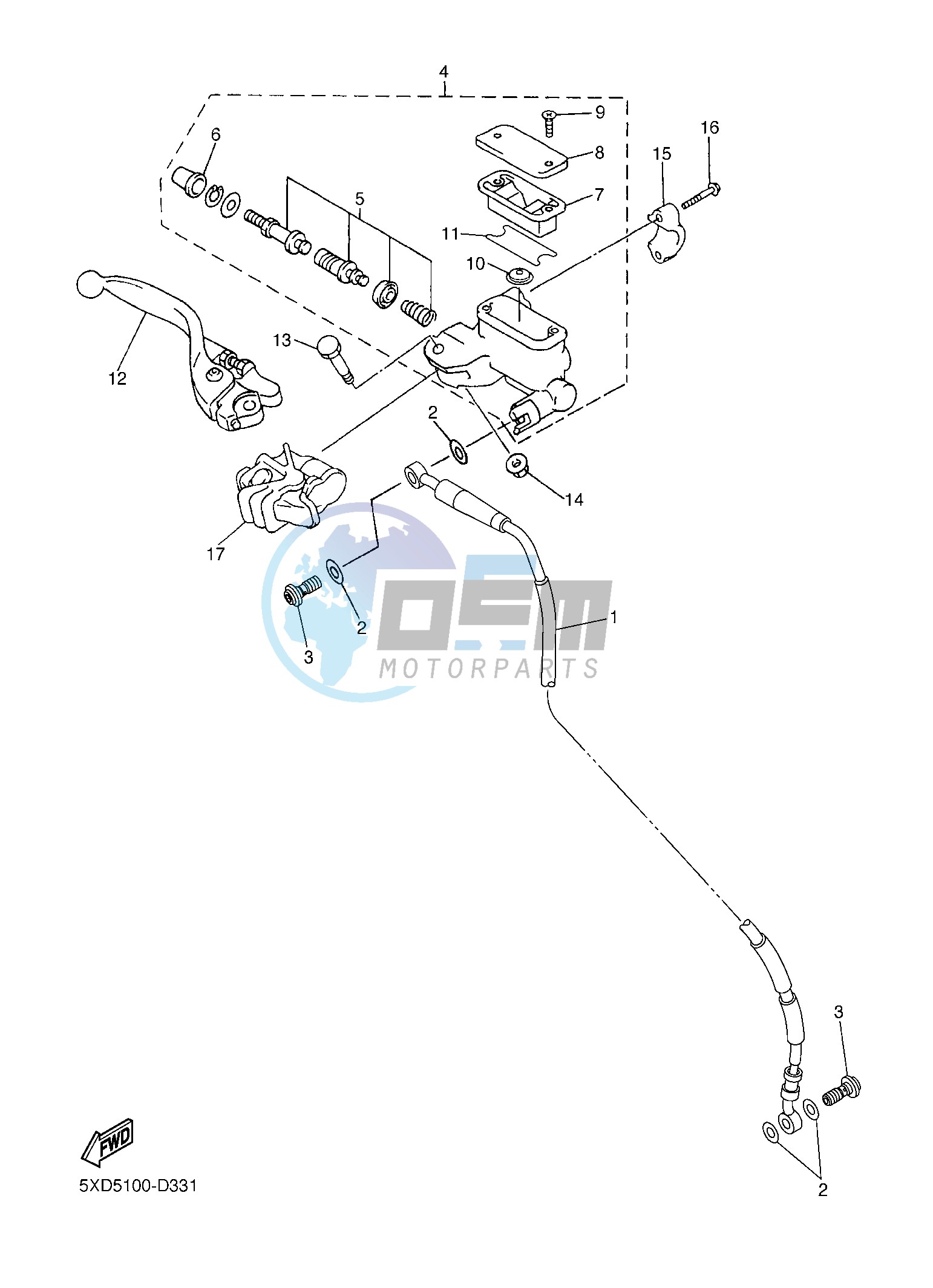 FRONT MASTER CYLINDER