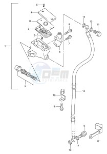 VL125 (E2) drawing FRONT MASTER CYLINDER