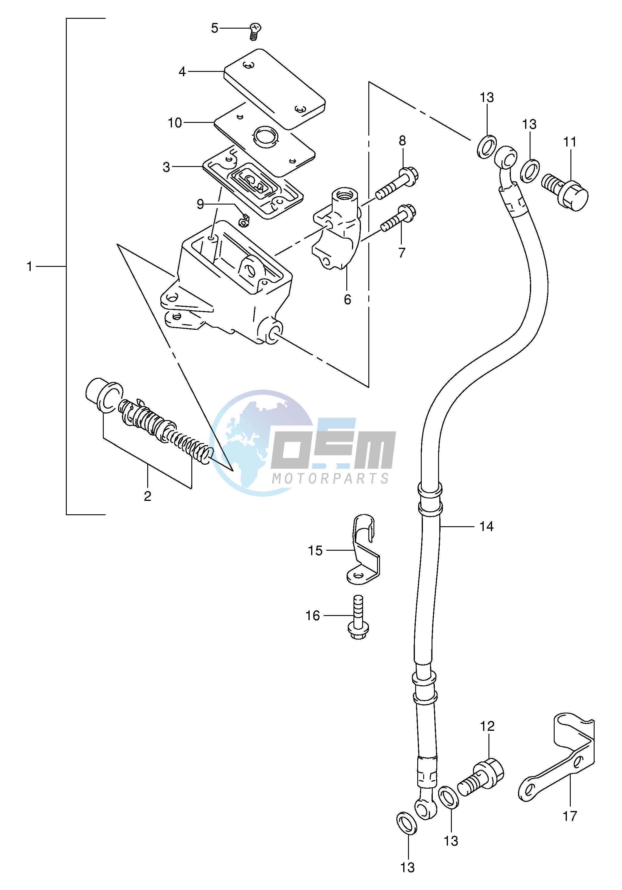 FRONT MASTER CYLINDER