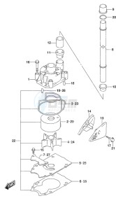 DF 300AP drawing Water Pump