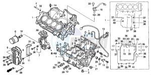 CBF600S drawing CRANKCASE