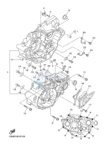 YZ250F (1SMD 1SMF 1SMG 1SMH) drawing CRANKCASE