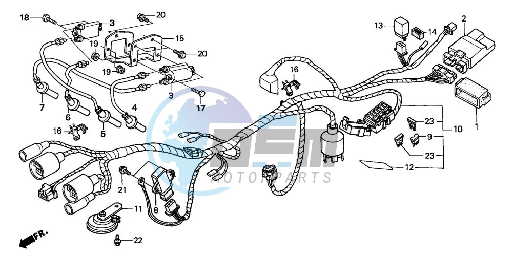 WIRE HARNESS (CB600F22)