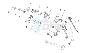 SXV 450 SXV 450-550 STREET LEGAL drawing Front cylinder timing system