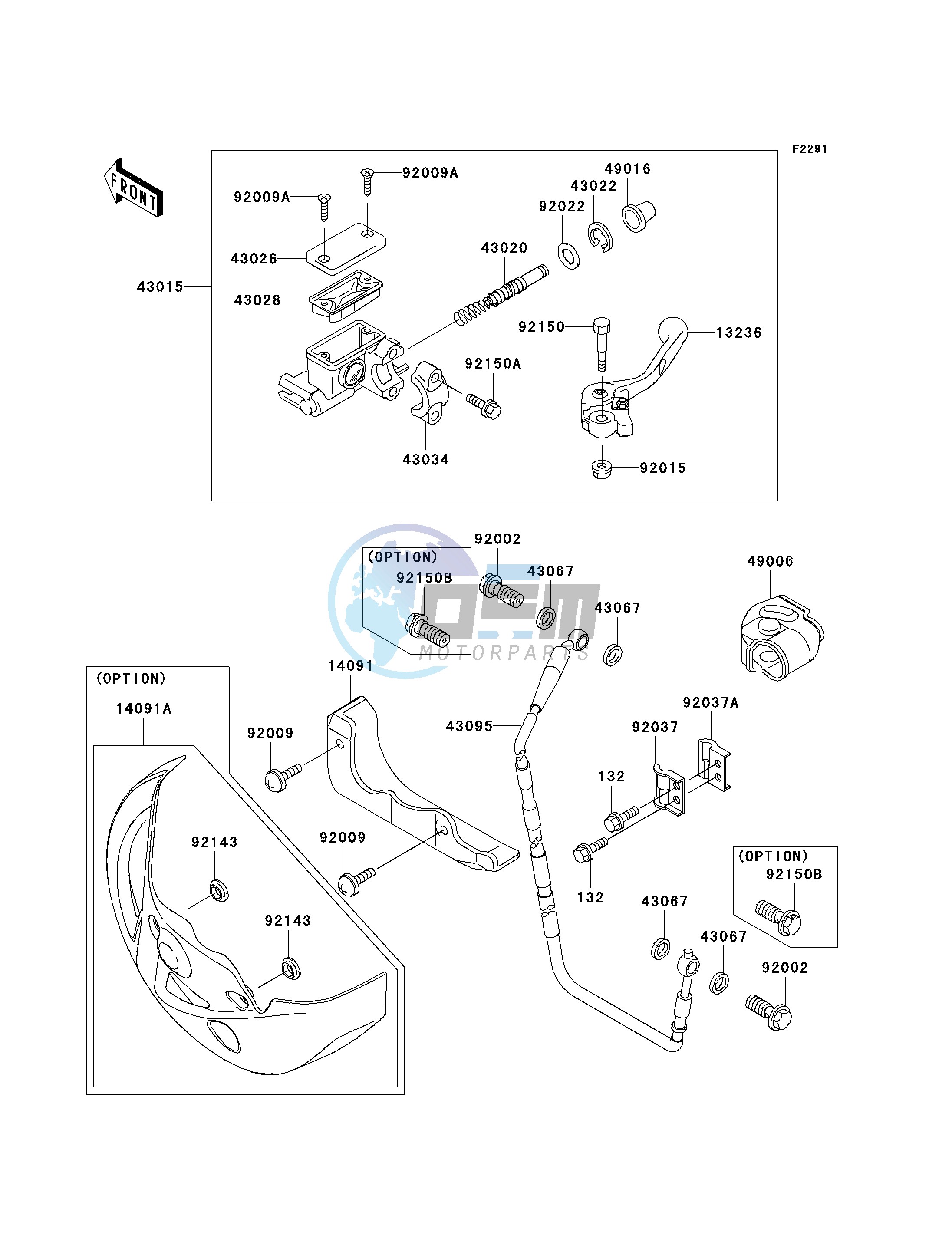 FRONT MASTER CYLINDER