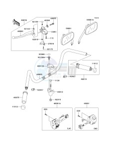 VN 800 B [VULCAN 800 CLASSIC] (B10) B10 drawing HANDLEBAR