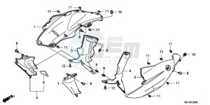 NSA700A9 KO / MME drawing SIDE COVER