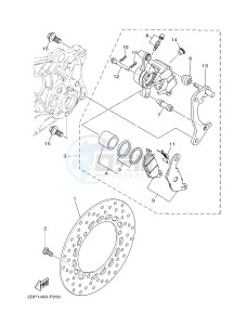 MWS150 MWS150-A TRICITY 155 (BB89) drawing REAR BRAKE CALIPER