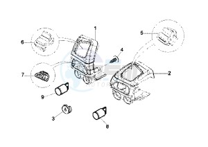 Beverly RST 250 drawing Handlebar Switch