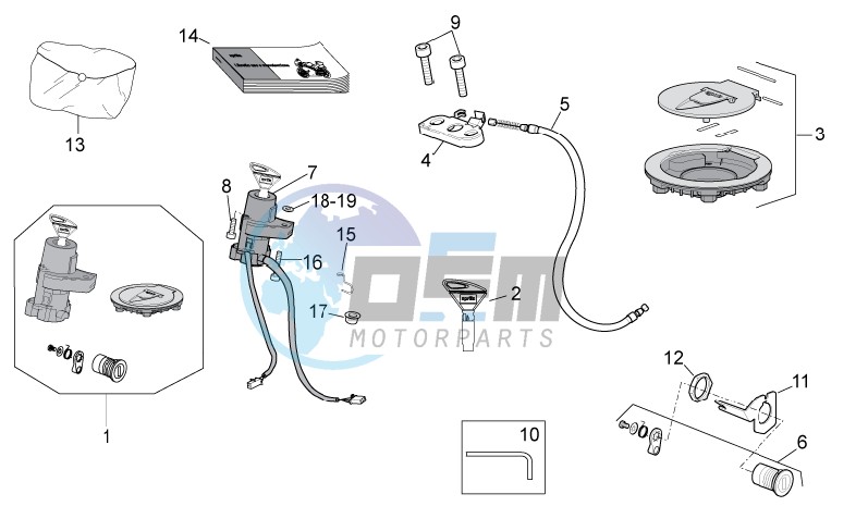 Lock hardware kit