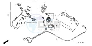 CBR1000RA9 UK - (E / ABS MME) drawing BATTERY (CBR1000RA)