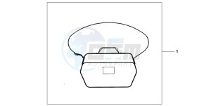 CBF600NA drawing INNERBAG TOPBOX